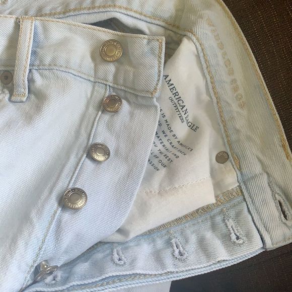 American Eagle Outfitters Light Blue Flare Jeans - Picture 9 of 10